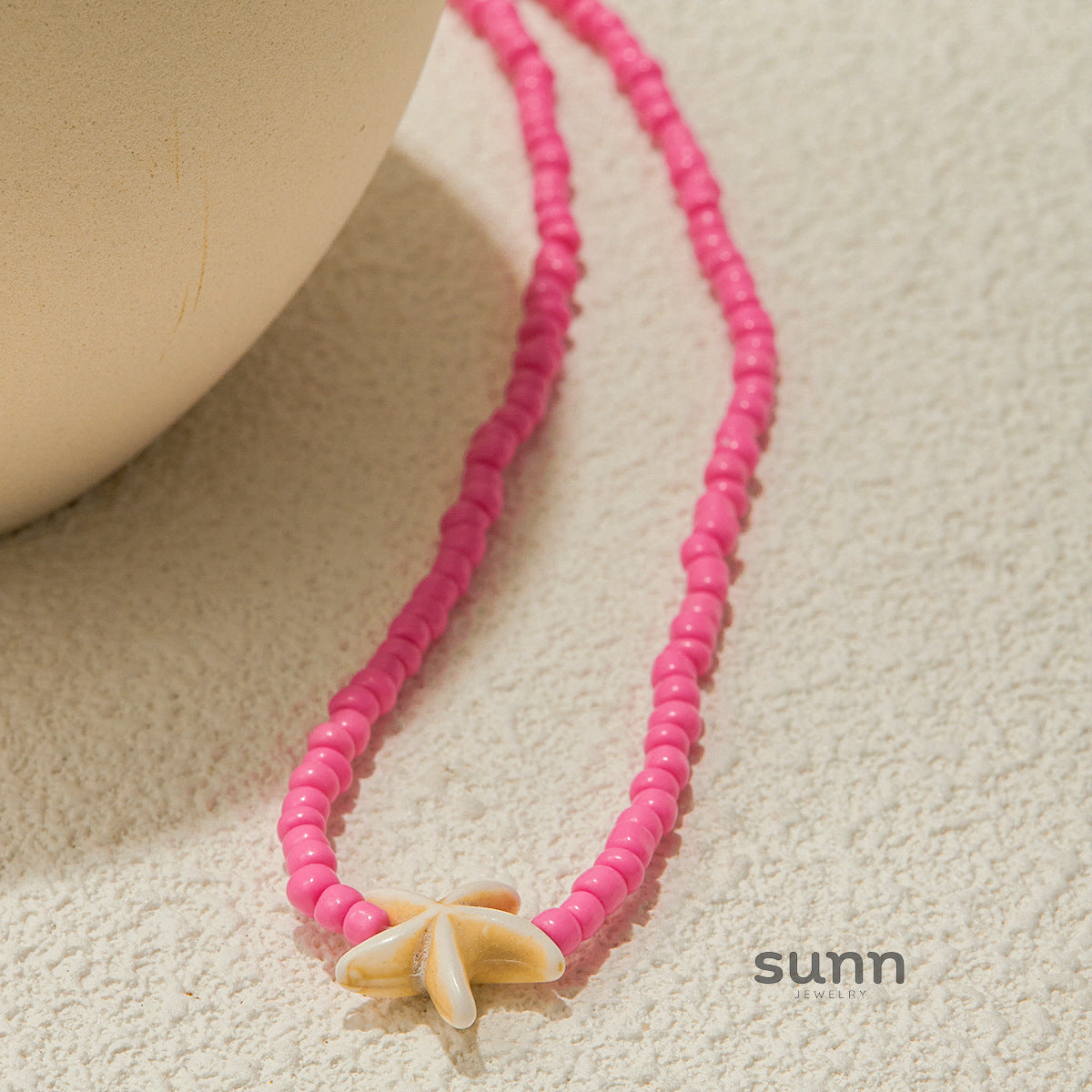 Elia Starfish Bead Necklace [FO132J68]