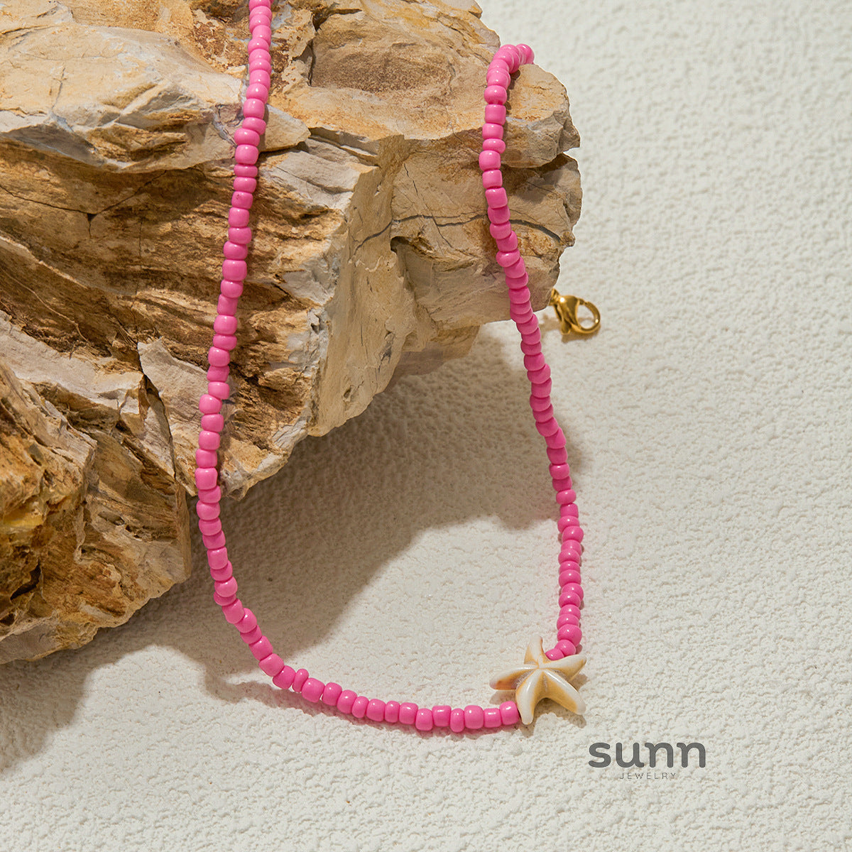 Elia Starfish Bead Necklace [P5TUNH2P]