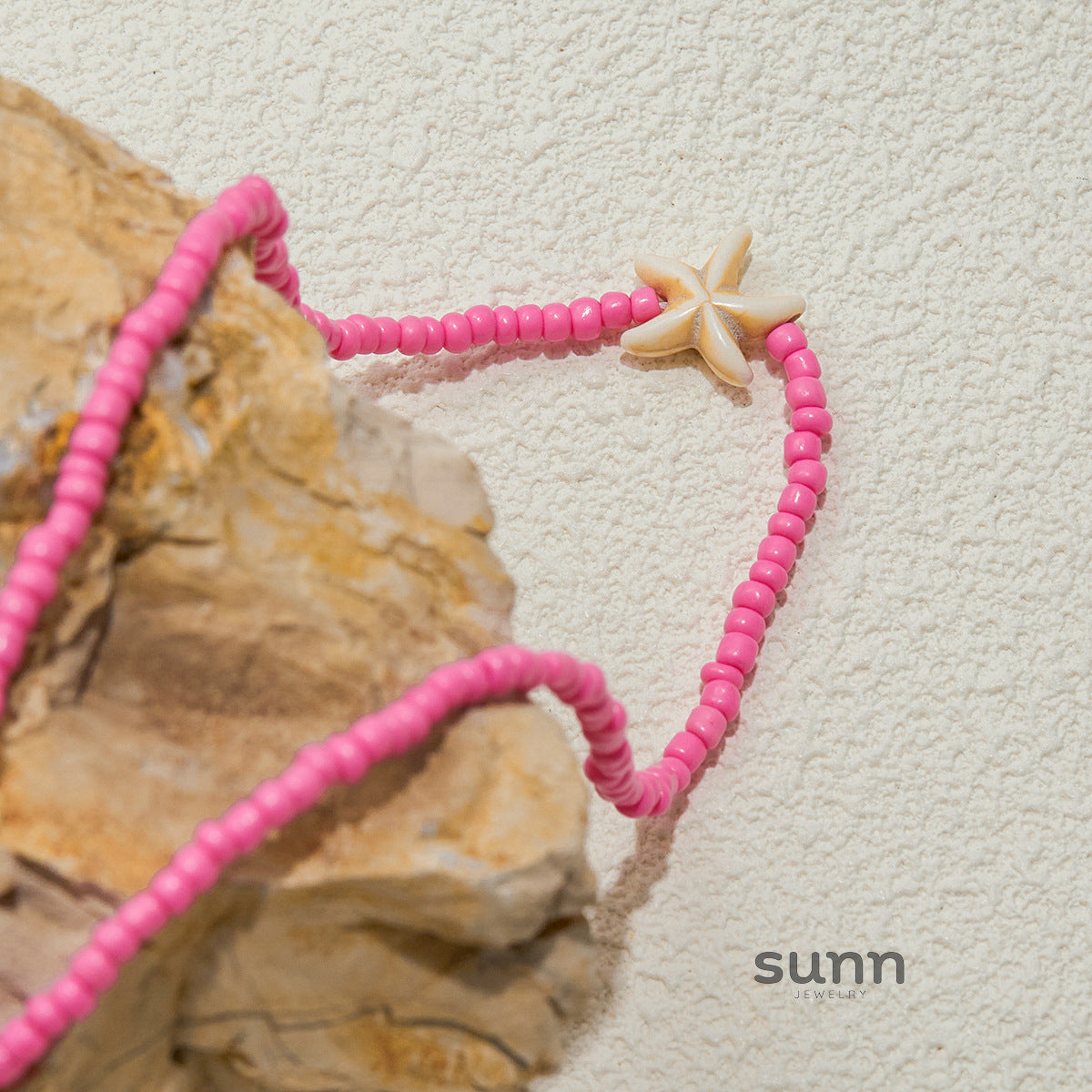 Elia Starfish Bead Necklace [PKBPO8RM]