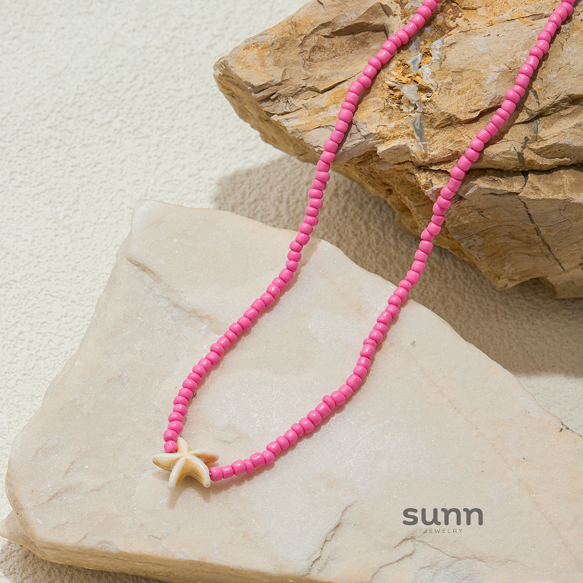 Elia Starfish Bead Necklace [PPWPFNBH]