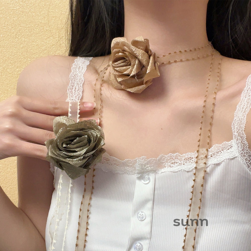 Eliany Elegant Rose Choker [ESGE88DF]