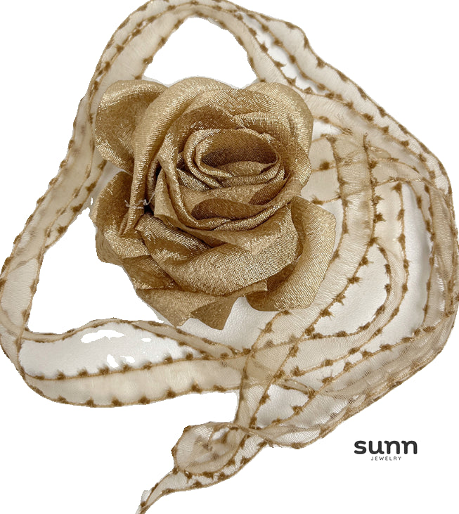 Eliany Elegant Rose Choker [4QODP4FE]