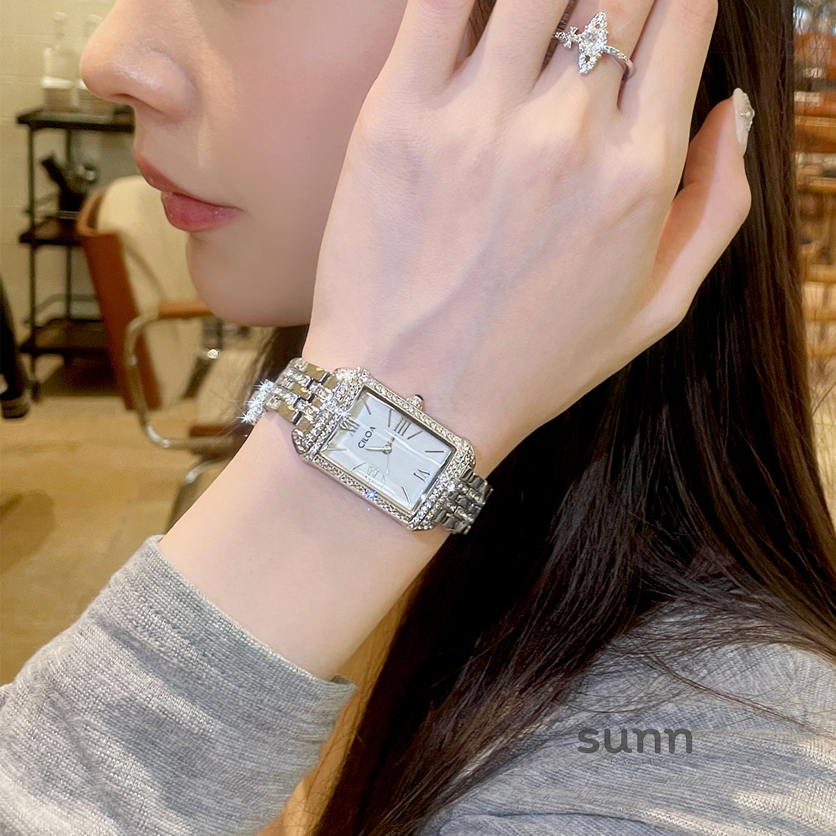Elisabeth Diamond Steel Watch [711K3JC1]