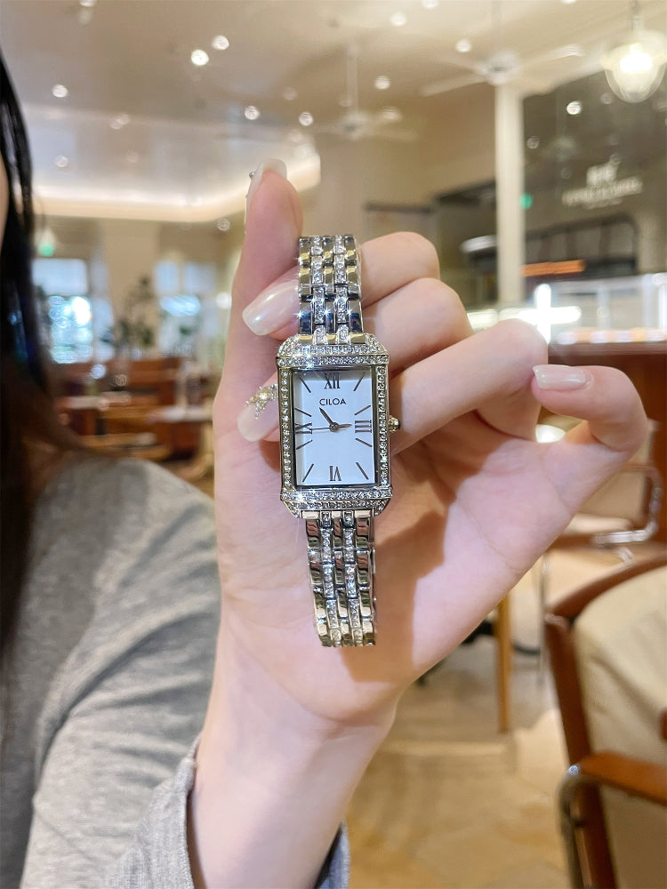 Elisabeth Diamond Steel Watch [CZ4140GN]