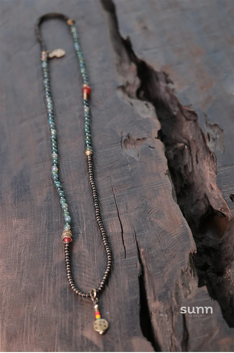 Elise Agate Layered Bracelet