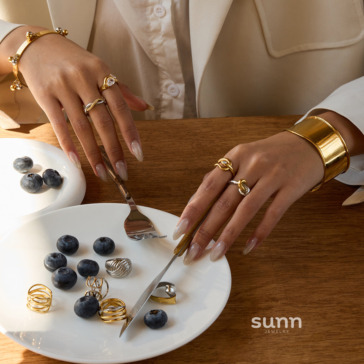 Ellamarie Geometric Zircon Ring [0E4Y7C07]