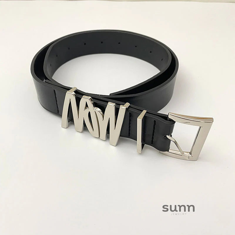 Ellanora Geometric Buckle Belt