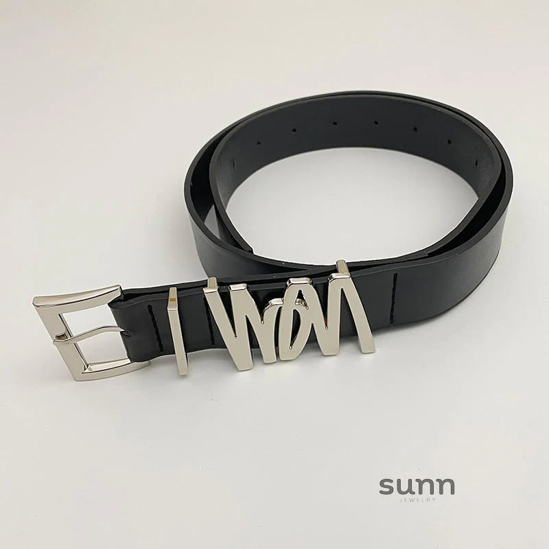 Ellanora Geometric Buckle Belt
