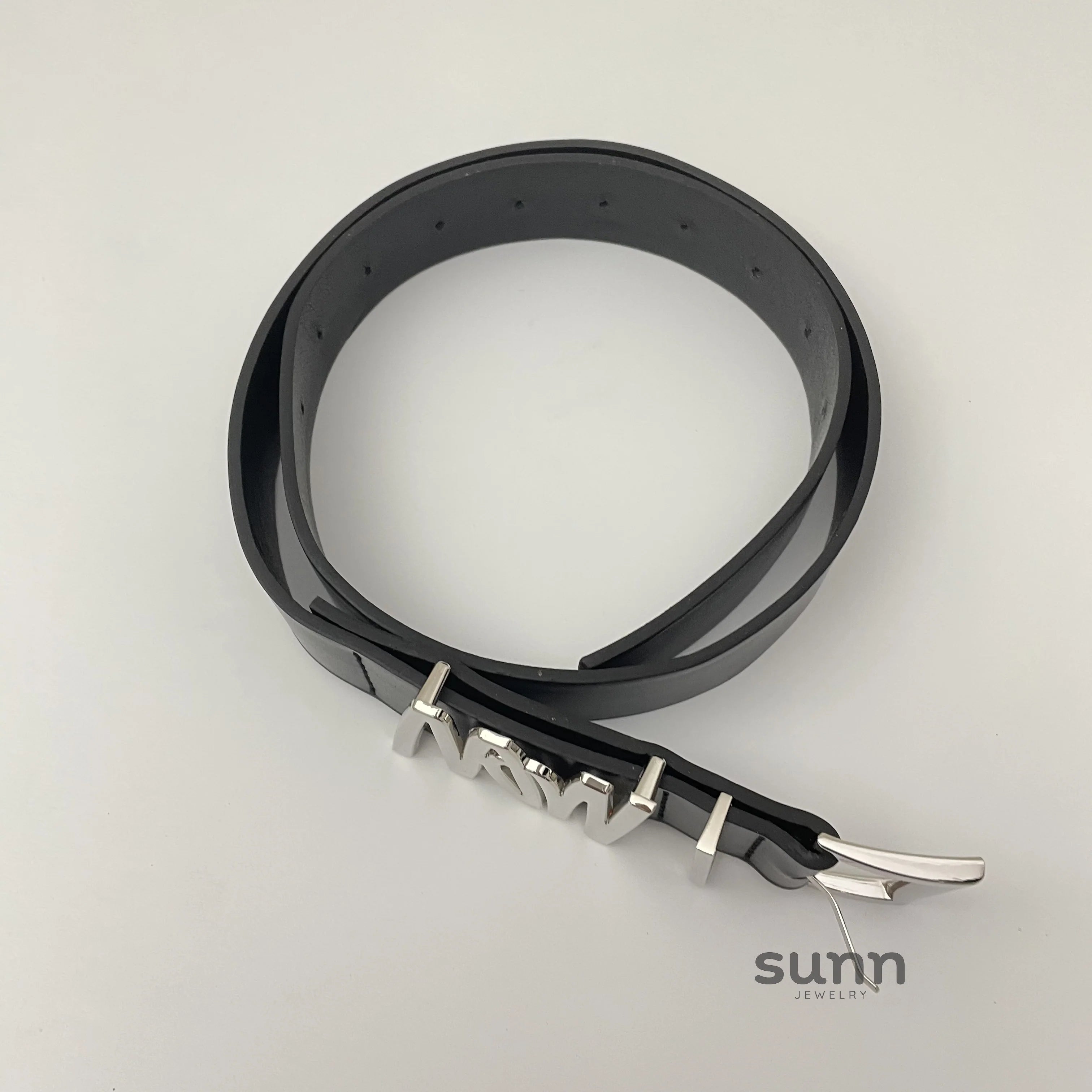 Ellanora Geometric Buckle Belt