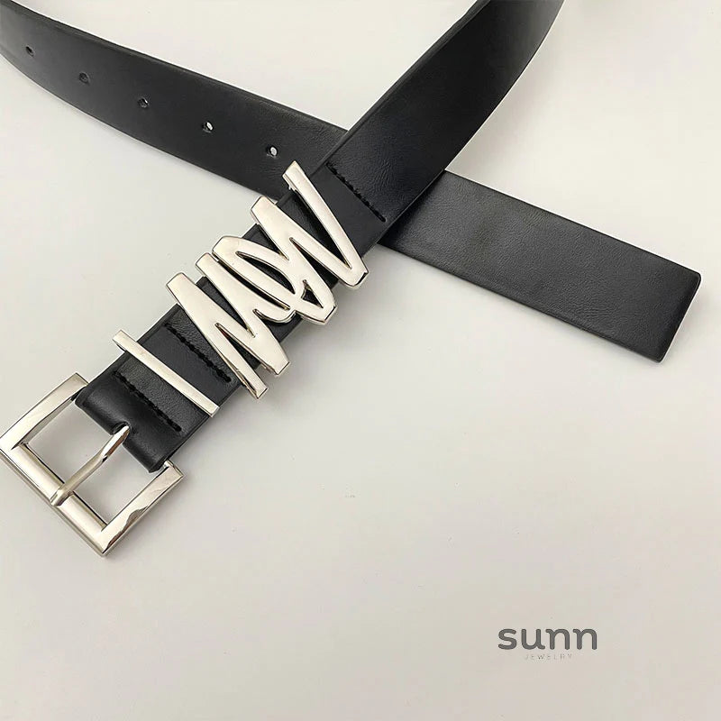 Ellanora Geometric Buckle Belt
