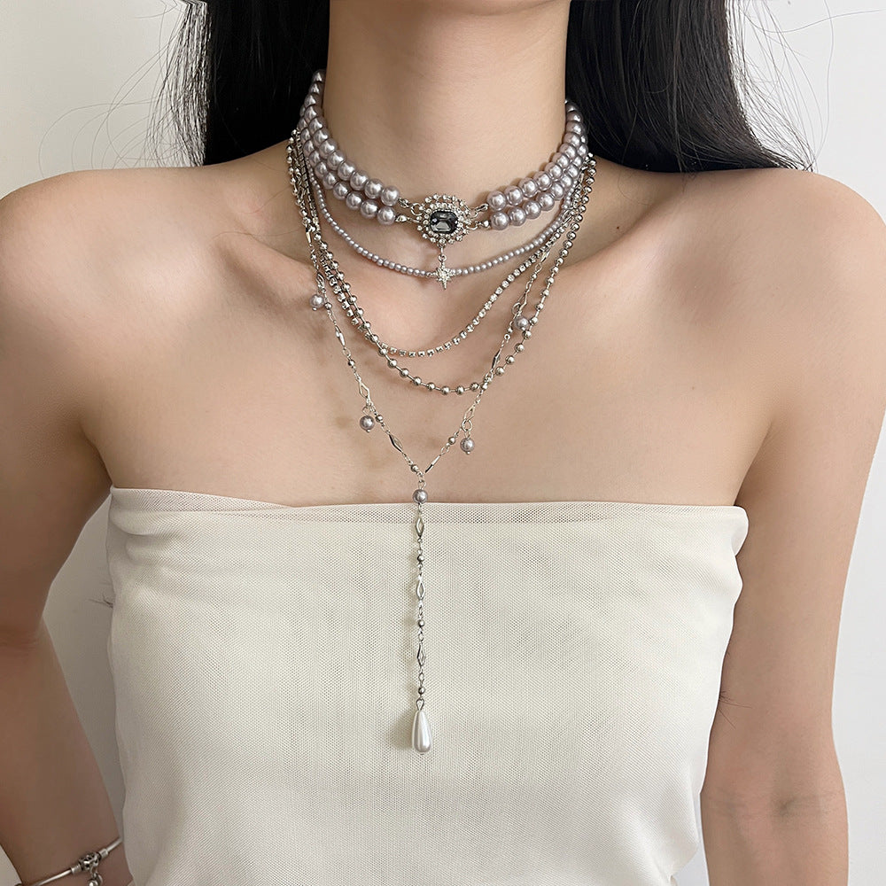 Ellarose Iridescent Heart Choker [WBK0VT0P]
