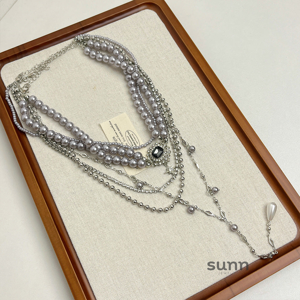 Ellarose Iridescent Heart Choker [QAFM28GQ]