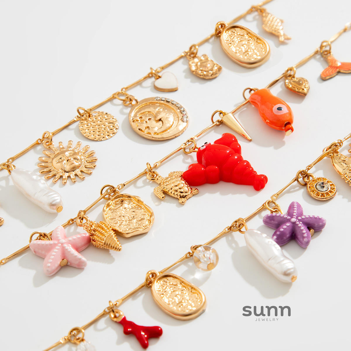 Ellarose Ocean Stacking Pearl Necklace [DIN5S5I5]