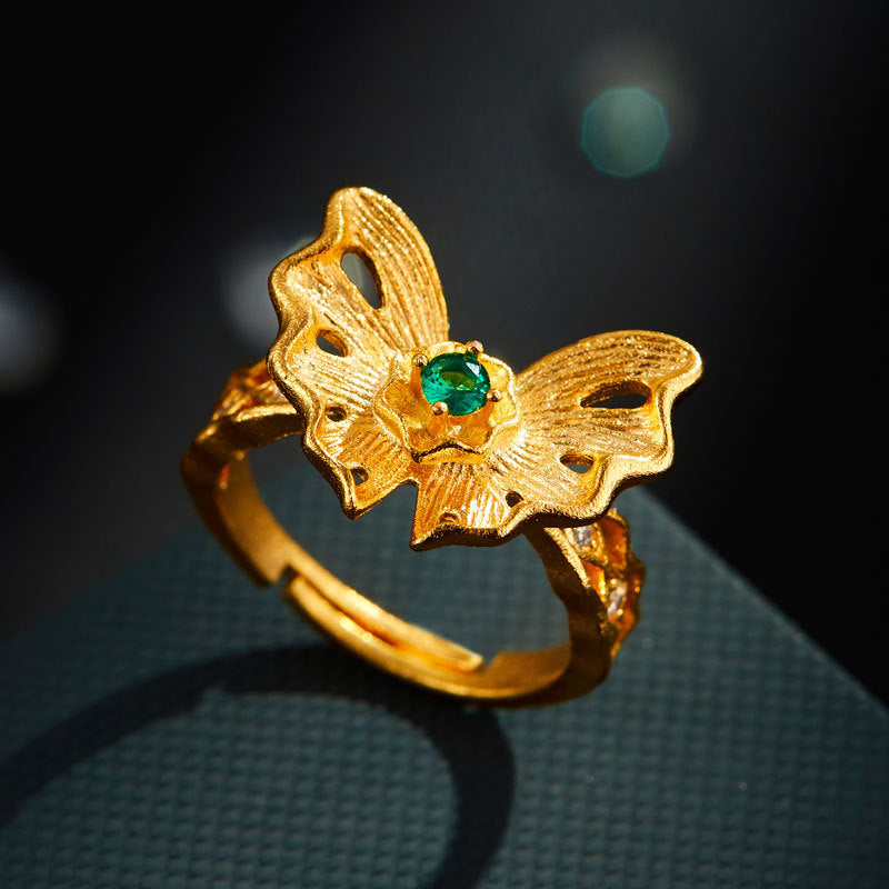 Ellee Elegant Butterfly Ring [OSADMHWV]