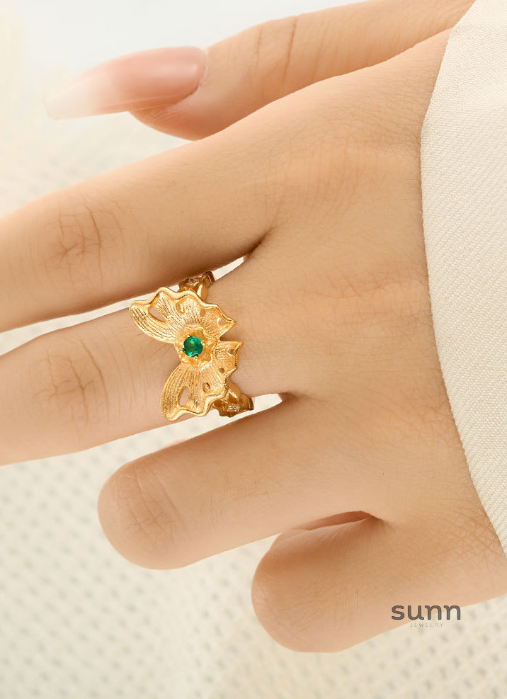 Ellee Elegant Butterfly Ring [0LAIEPMF]