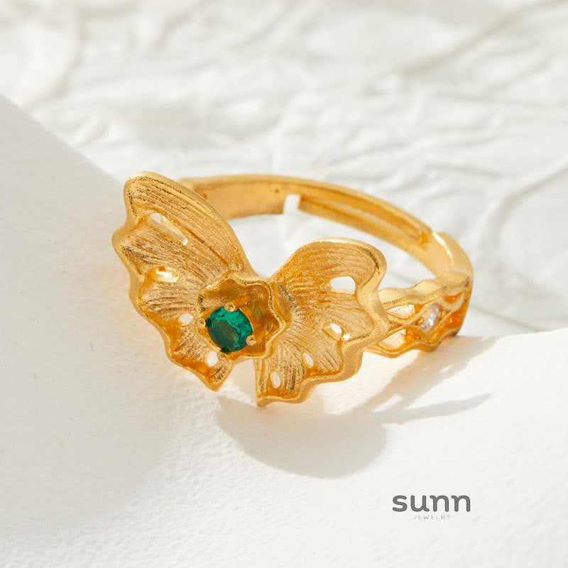 Ellee Elegant Butterfly Ring [XZ10I8Q5]