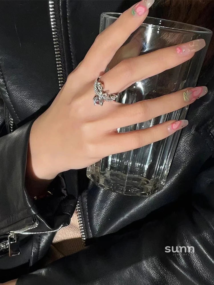 Ellee Sparkling Zircon Ring