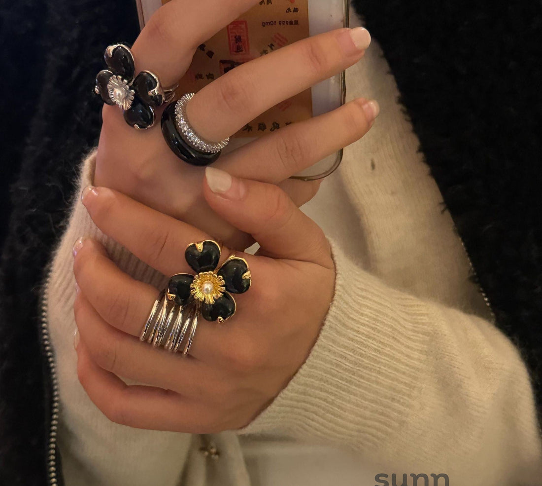 Ellie Petal Pearl Ring [TJYGKT8M]