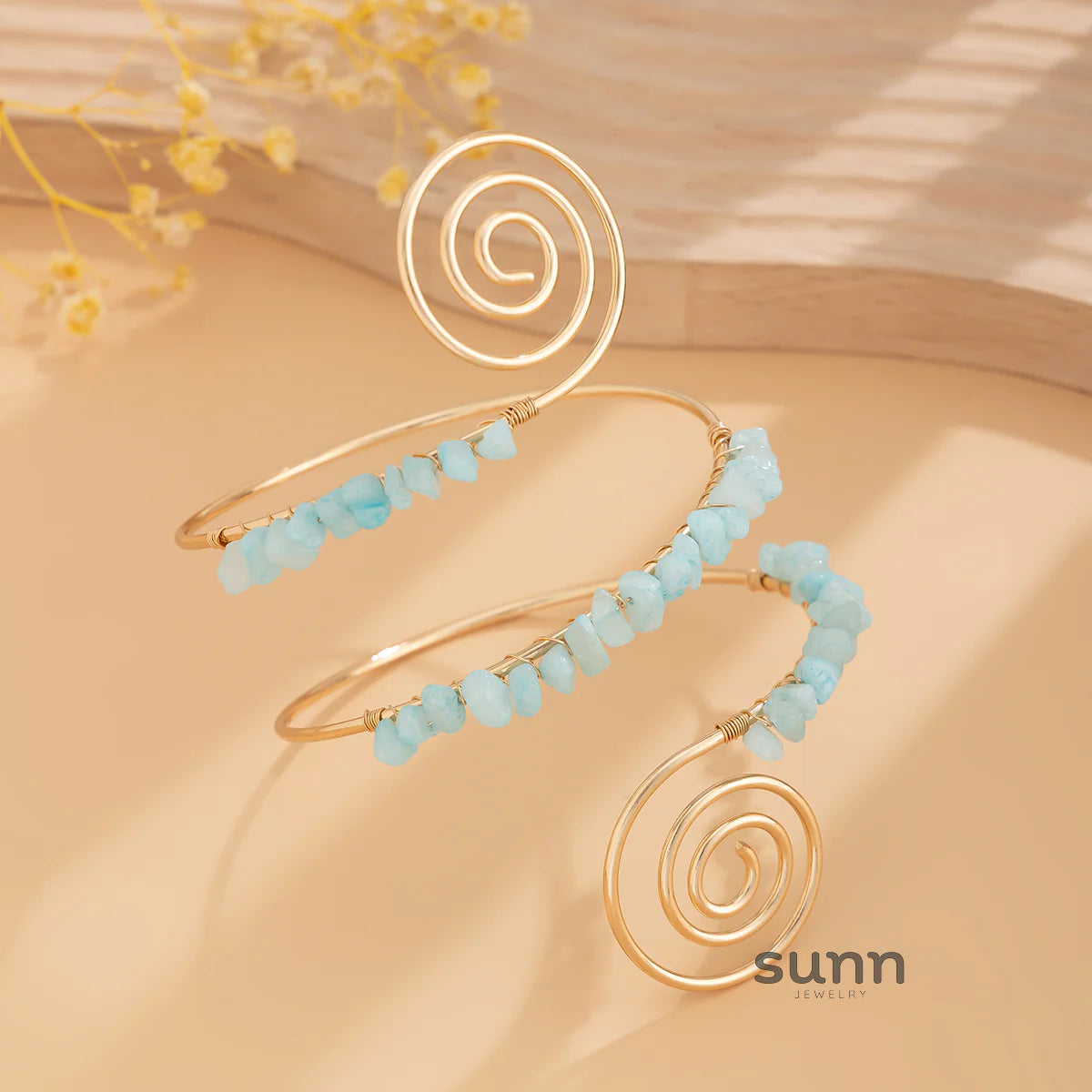 Elliemae Colorful Spiral Arm Cuff