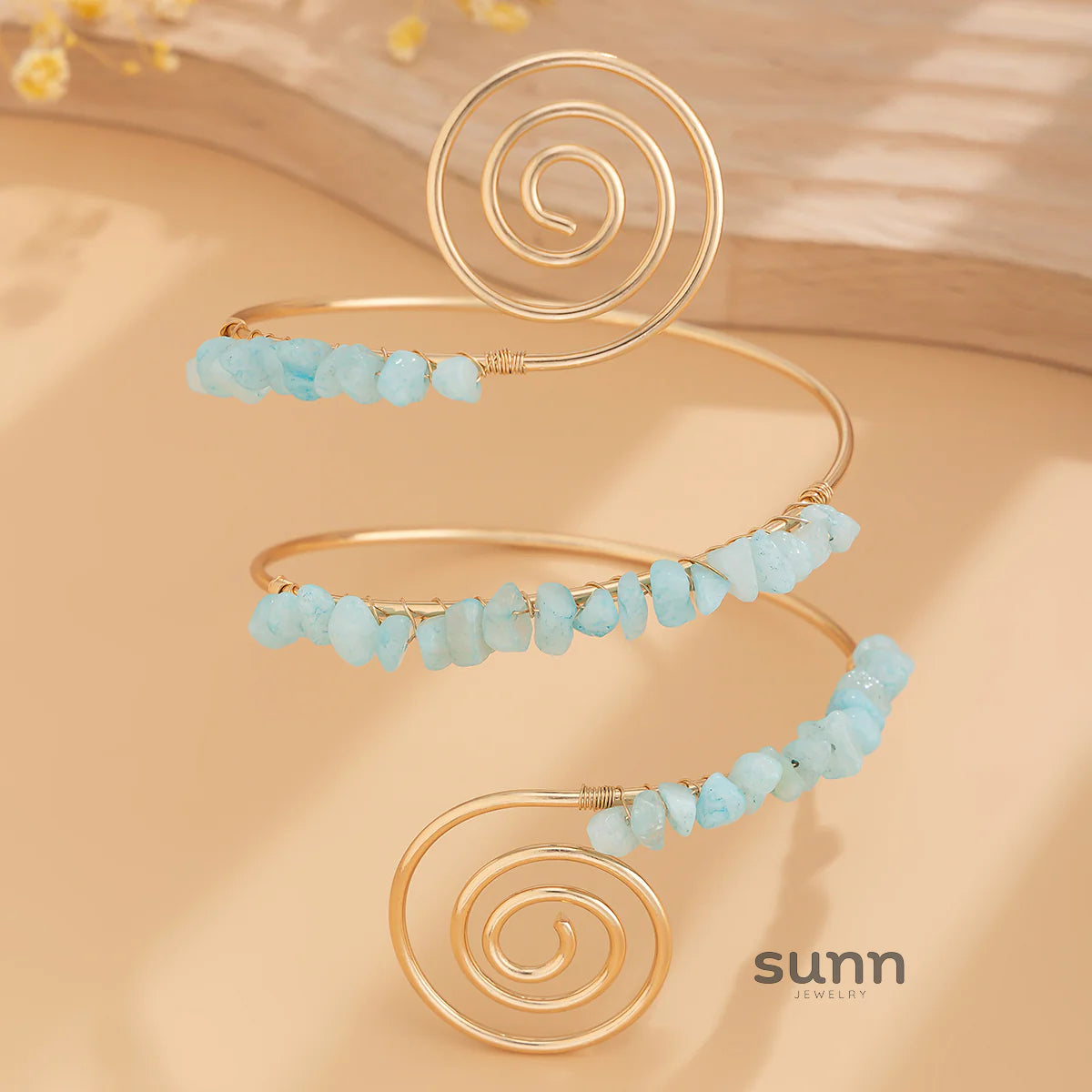 Elliemae Colorful Spiral Arm Cuff