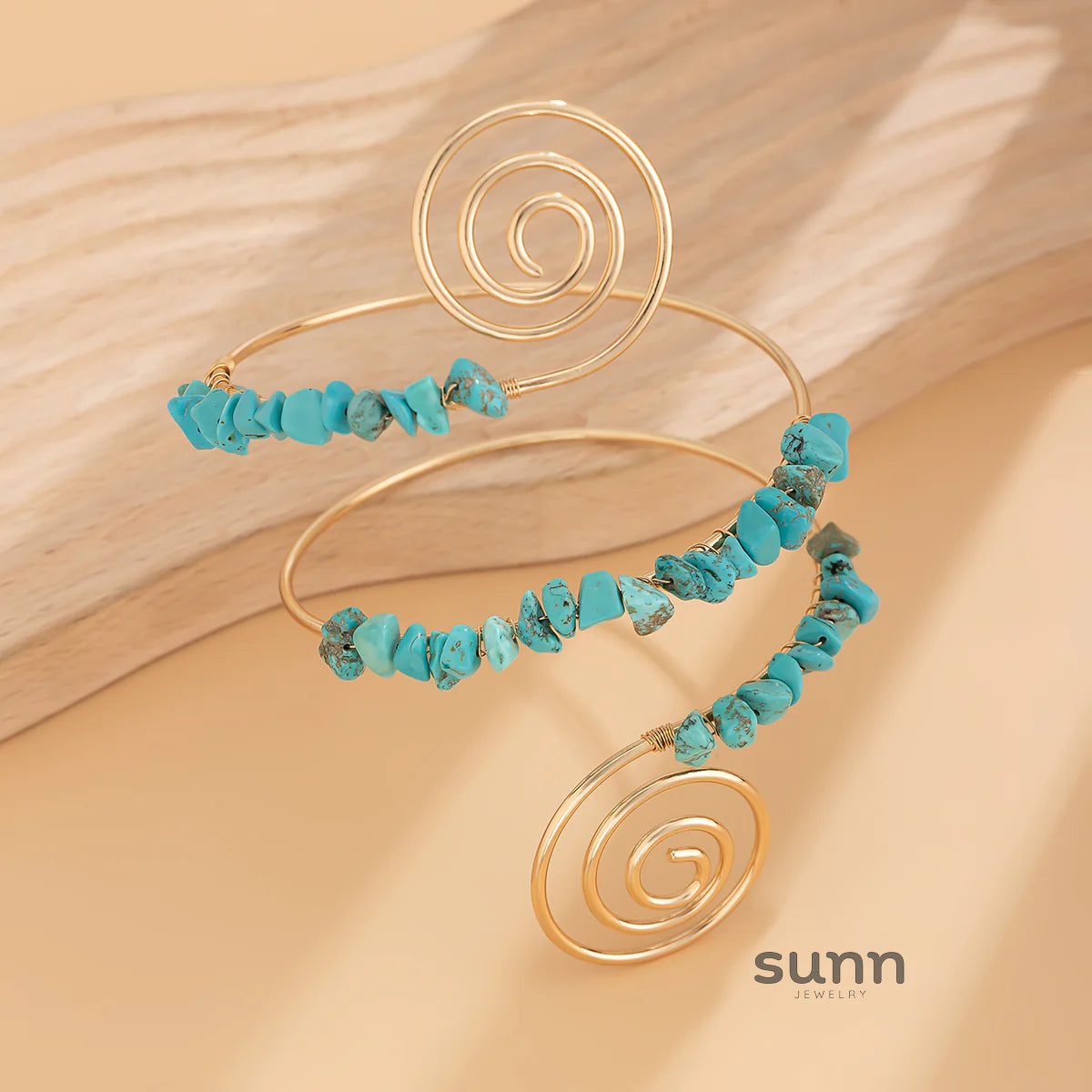 Elliemae Colorful Spiral Arm Cuff