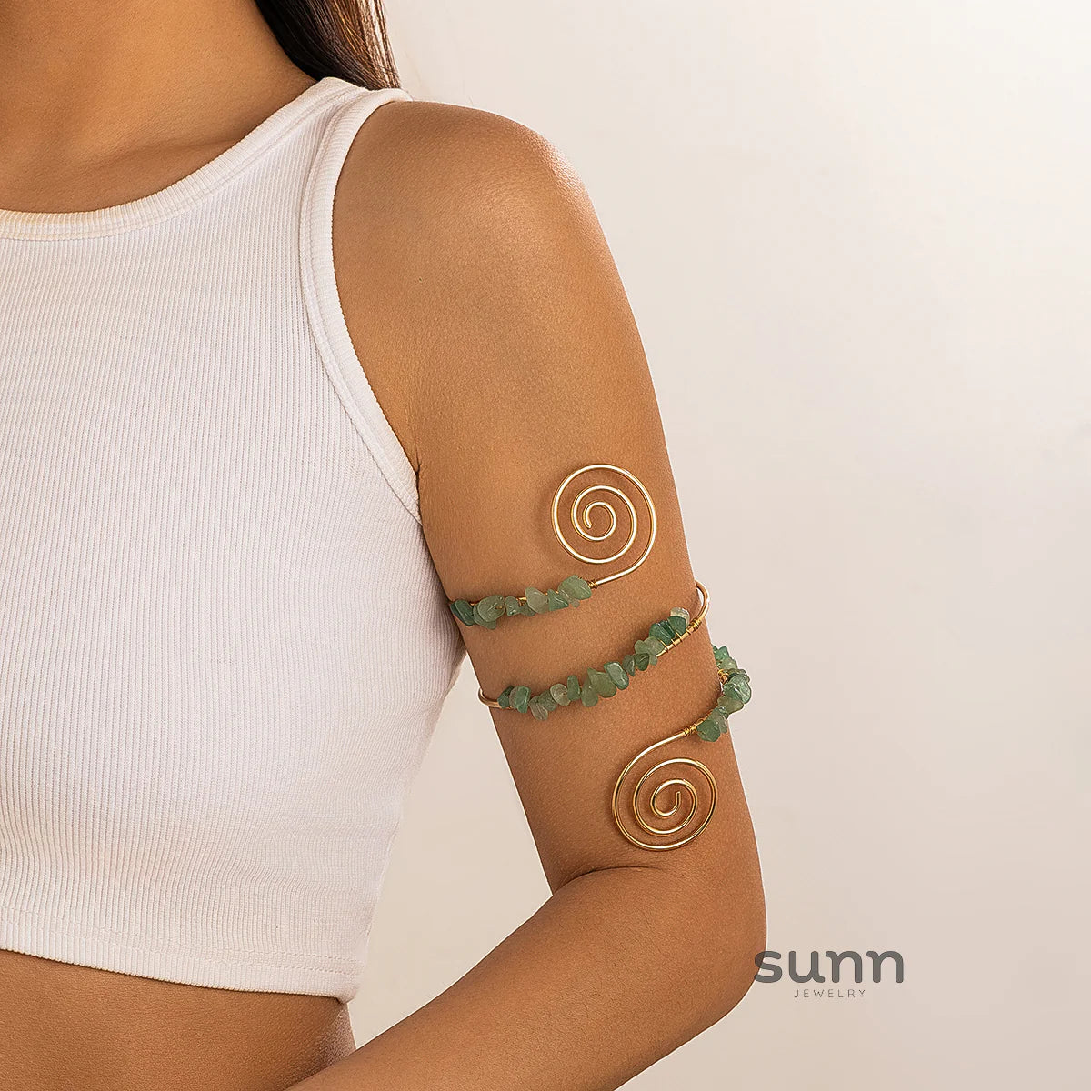 Elliemae Colorful Spiral Arm Cuff