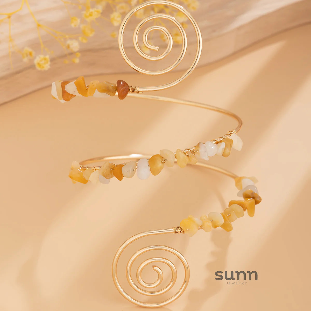 Elliemae Colorful Spiral Arm Cuff