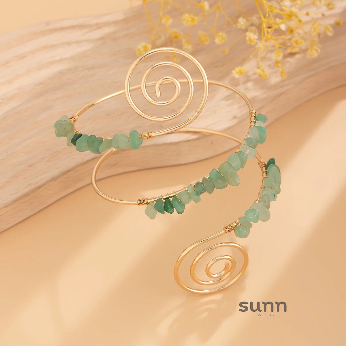 Elliemae Colorful Spiral Arm Cuff