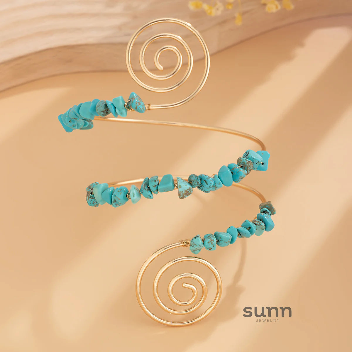 Elliemae Colorful Spiral Arm Cuff