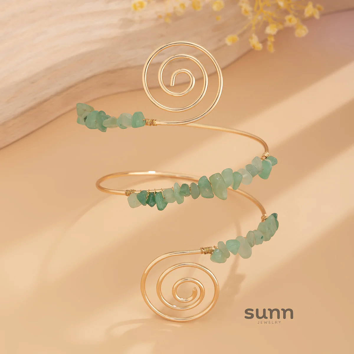 Elliemae Colorful Spiral Arm Cuff