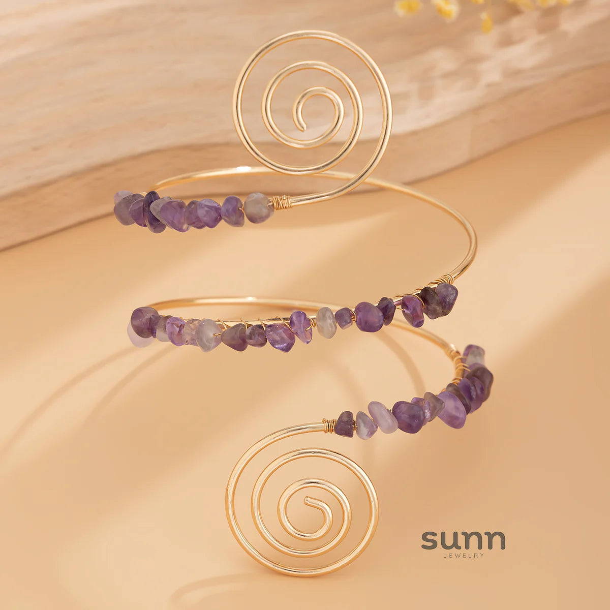 Elliemae Colorful Spiral Arm Cuff