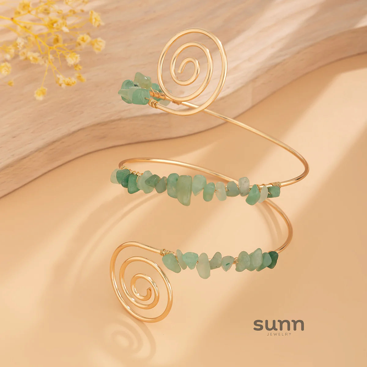 Elliemae Colorful Spiral Arm Cuff