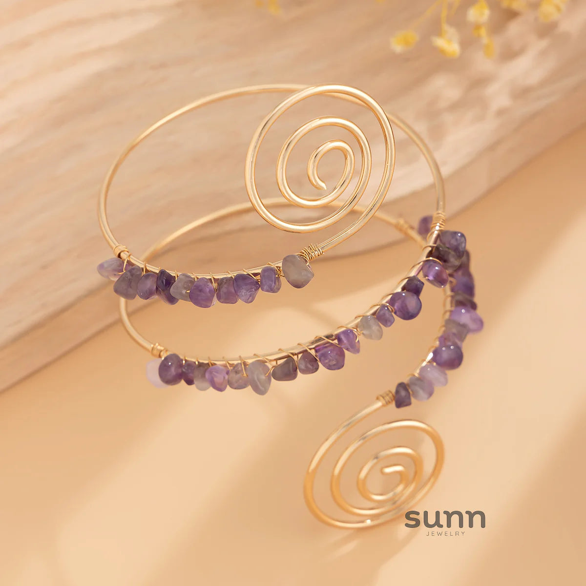 Elliemae Colorful Spiral Arm Cuff