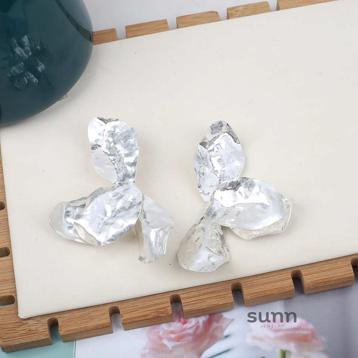 Elliemae Irregular Bloom Earrings