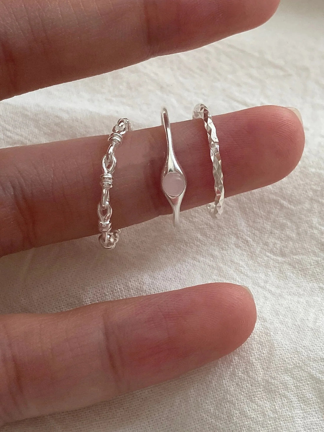 Elliette Stackable Adjustable Rings