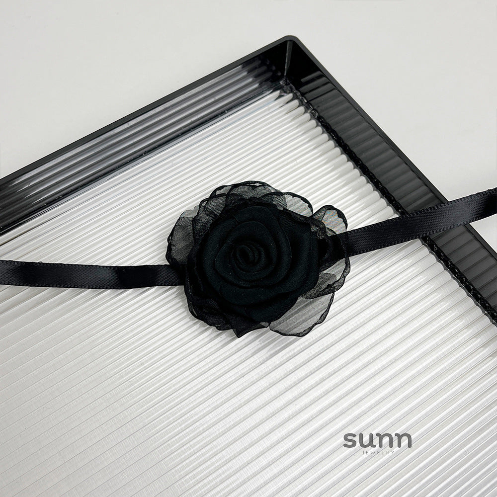 Ellisyn Camellia Lace Choker [MAOXQJ6U]