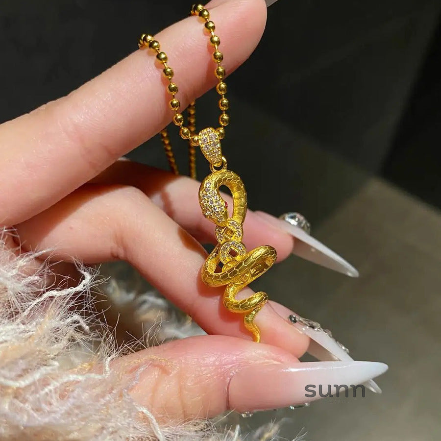 Elloise Diamond Snake Pendant [XTAZ2EV4]