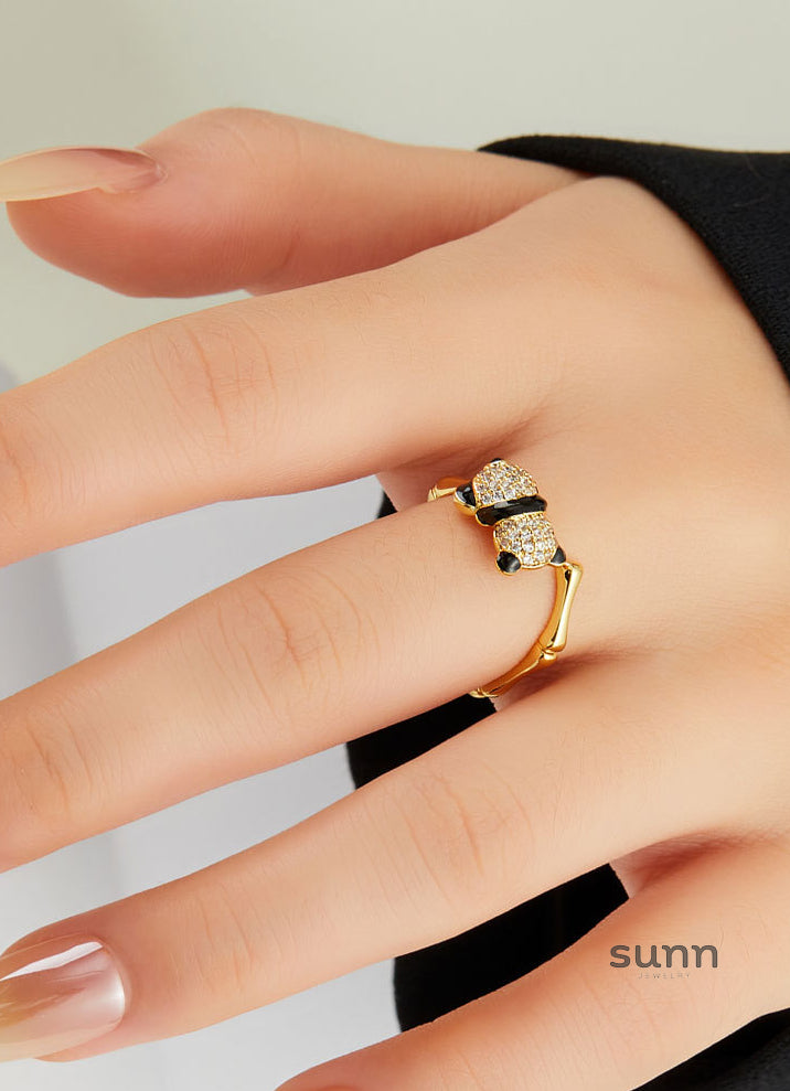 Ellyson Red Panda Open Ring [QHOCUAT0]