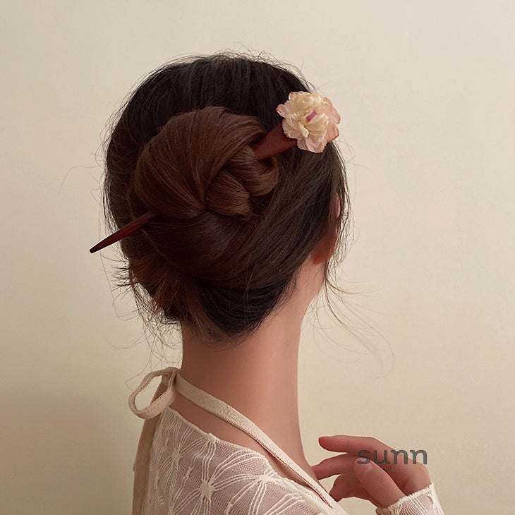 Eloisa Floral Hairpin [XMJZVZTW]