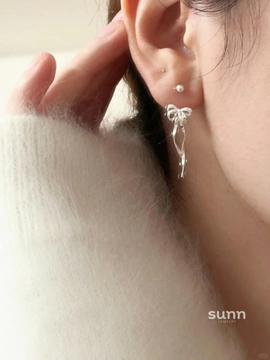 Eloisa Whispering Ribbon Earrings