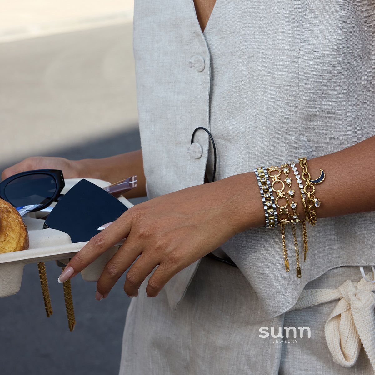 Eloisa Zircon Star Bracelet [D9QZQRT7]