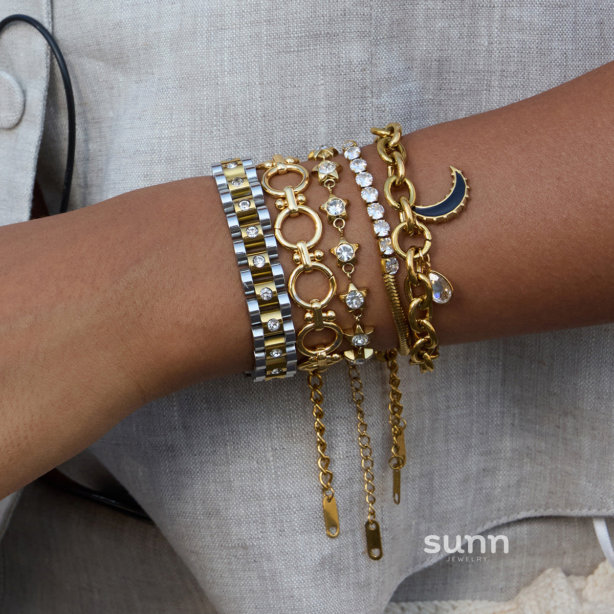 Eloisa Zircon Star Bracelet [3RZE3VA4]