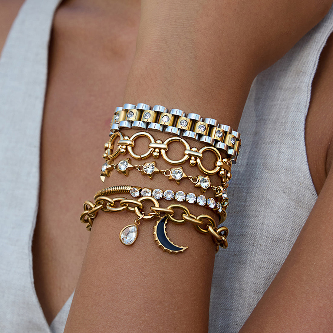 Eloisa Zircon Star Bracelet [T0BVG9J2]