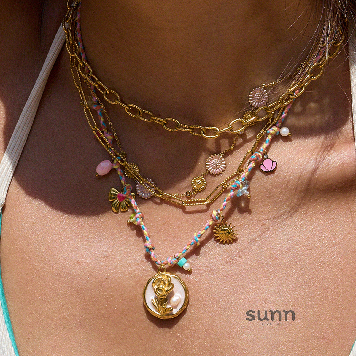 Elora Dainty Heart Necklace [0D0CTHIK]