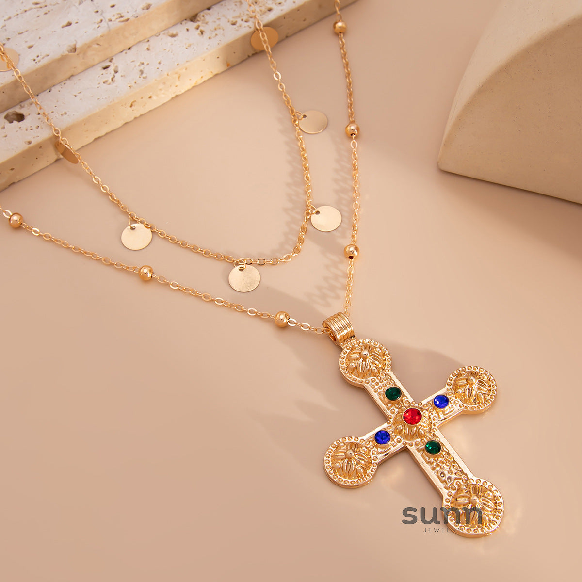 Elsa Crystal Cross Body Chain [H4J4JUSZ]