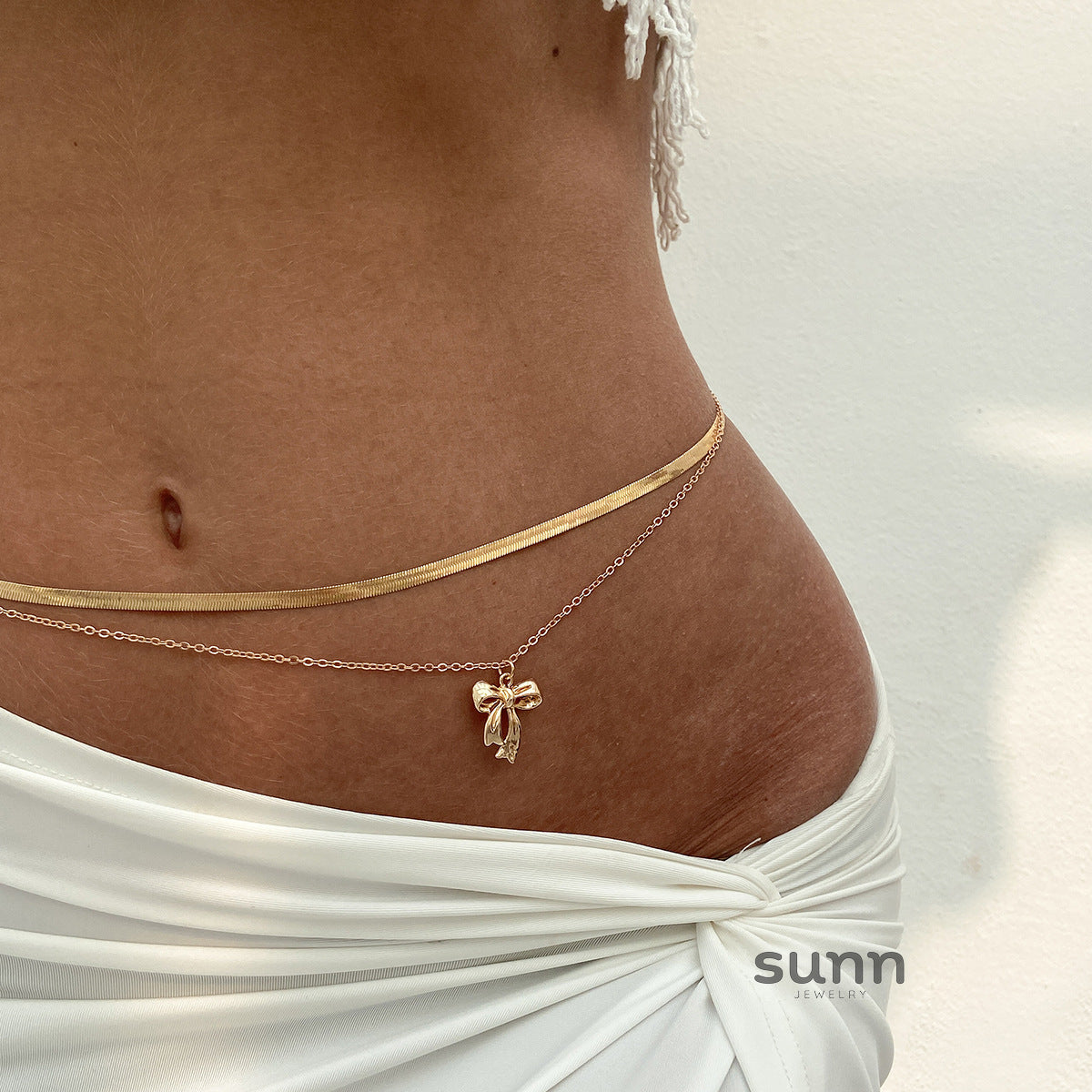 Elsa Crystal Cross Body Chain [7AL9PVKZ]