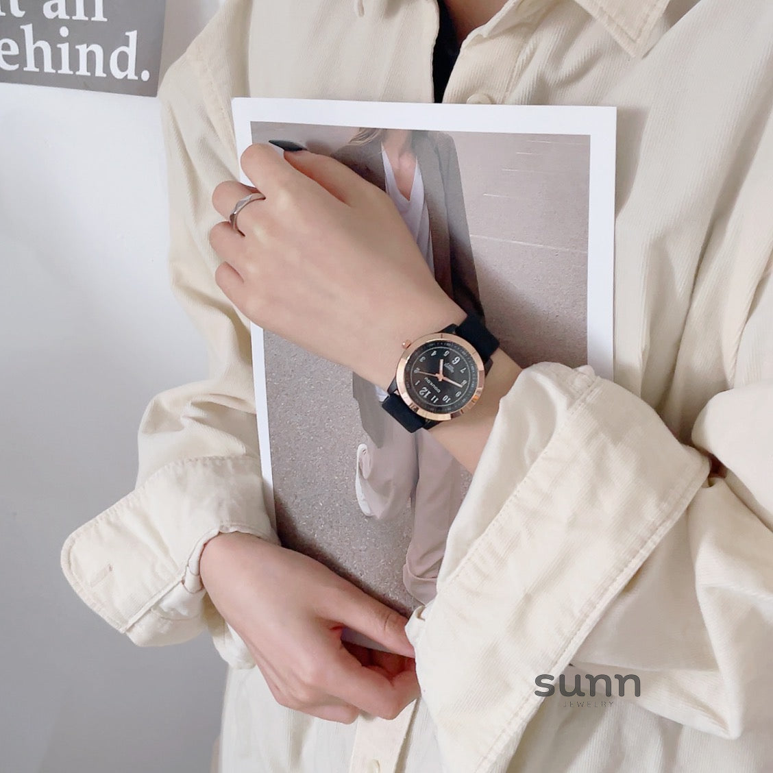 Elspeth Everyday Round Watch [ICX5Q2L0]