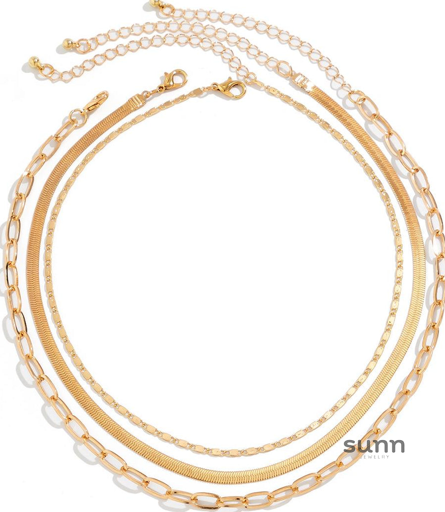 Elvira Layered Heart Necklace [I9U5QUGF]