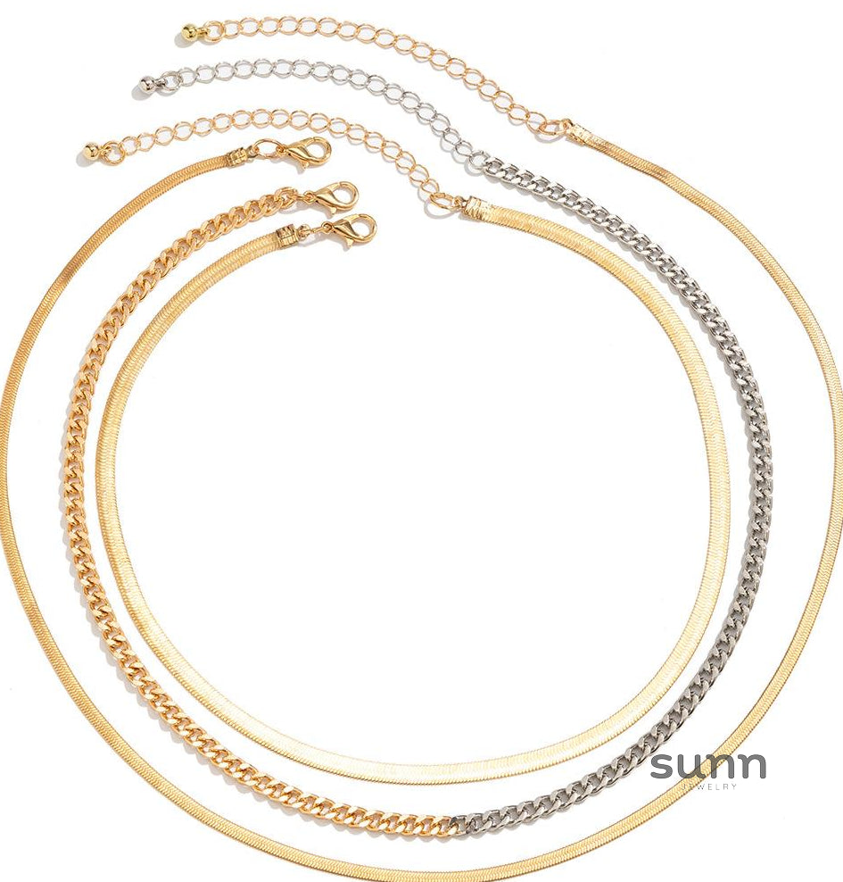 Elvira Layered Heart Necklace [EPV9NIX3]