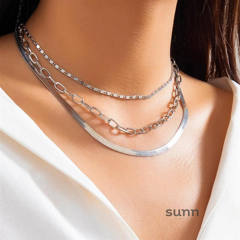 Elvira Layered Heart Necklace [KGJ3U2I4]